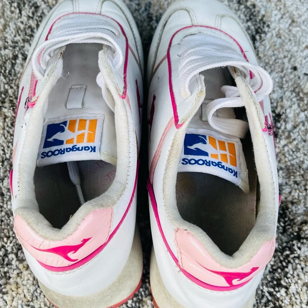 kangaROOS VINTAGE White and Pink RAVE CLUB - Picture 5 of 11